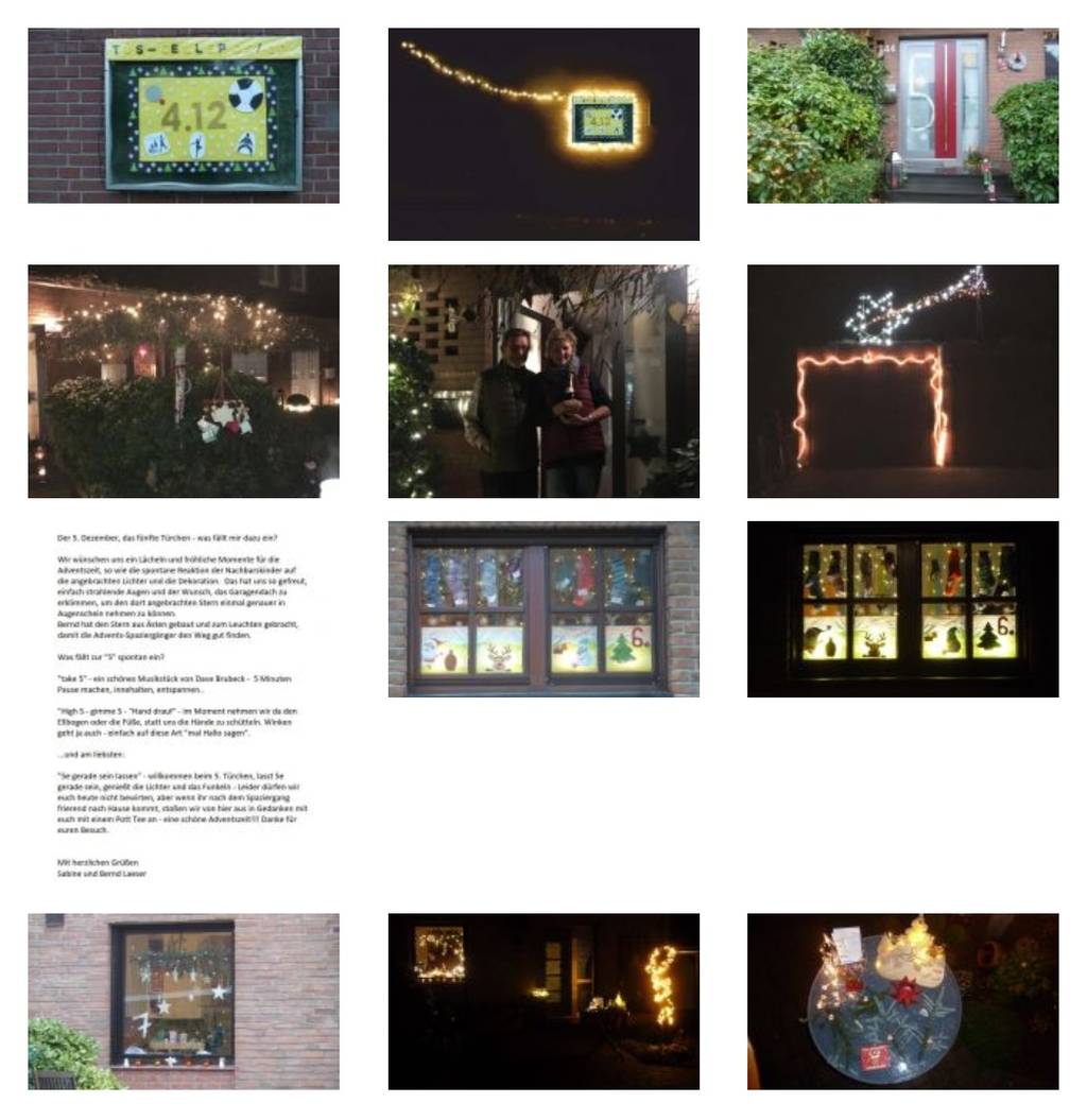 "Adventskalender" - Die erste Woche ist um... 