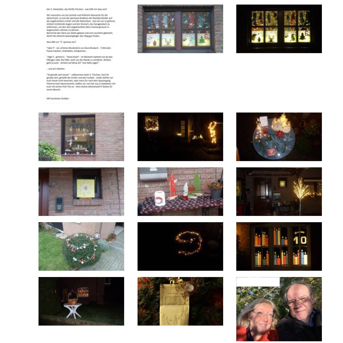 "Adventskalender" - Die ersten 20 Tage !