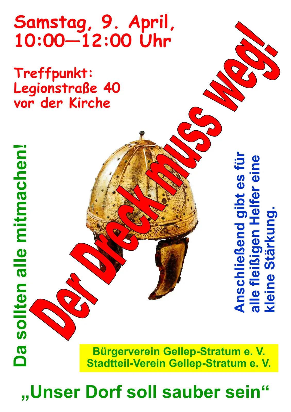 09.04.2022: Aktion "Der Dreck muss weg"...