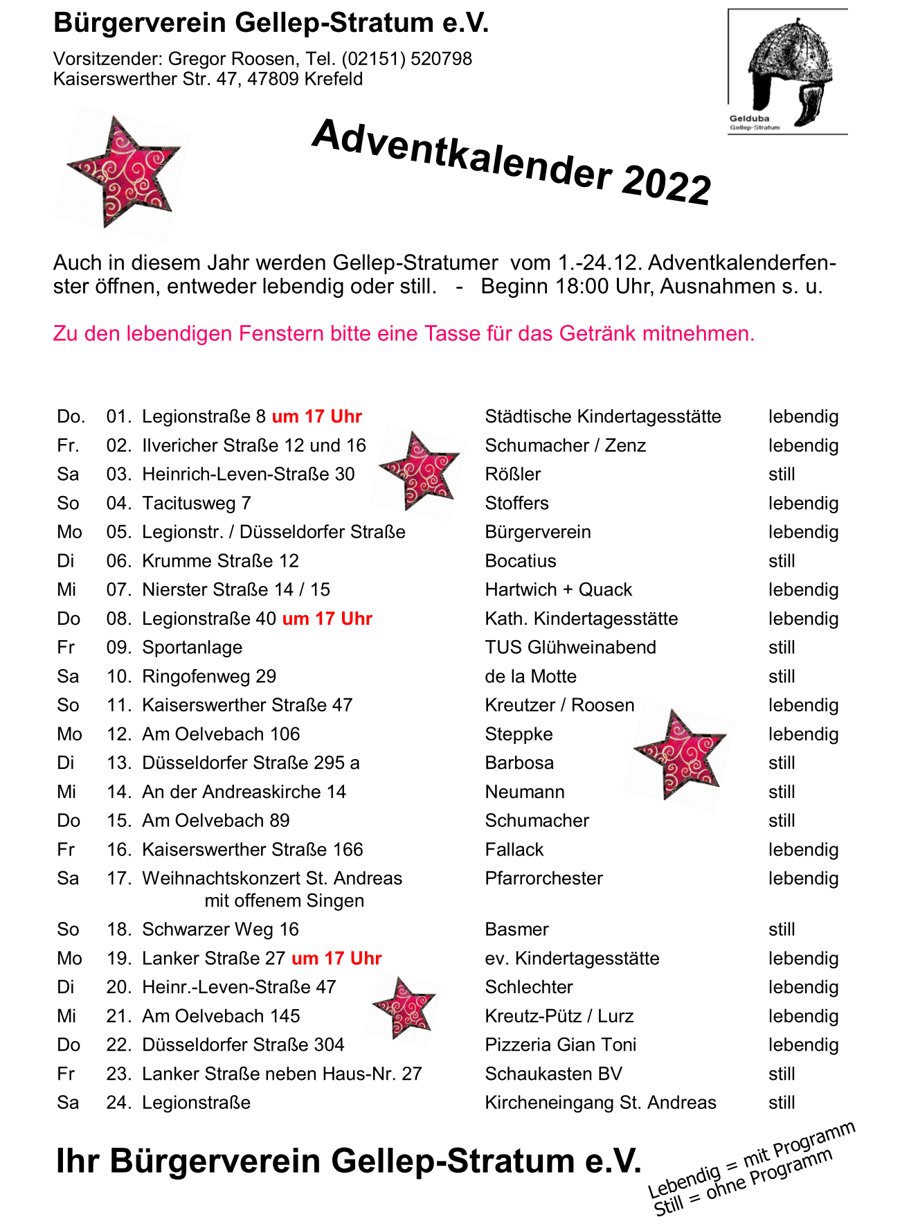 [HINWEIS]: Adventskalender 2022