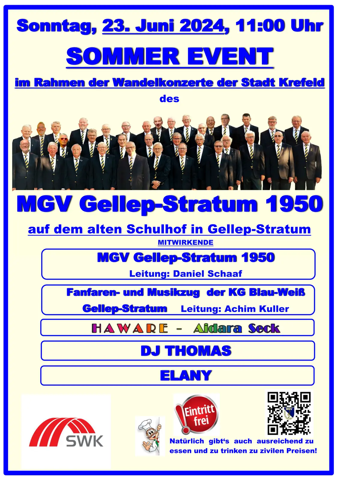 Sommer Event des MGV Gellep-Stratum
