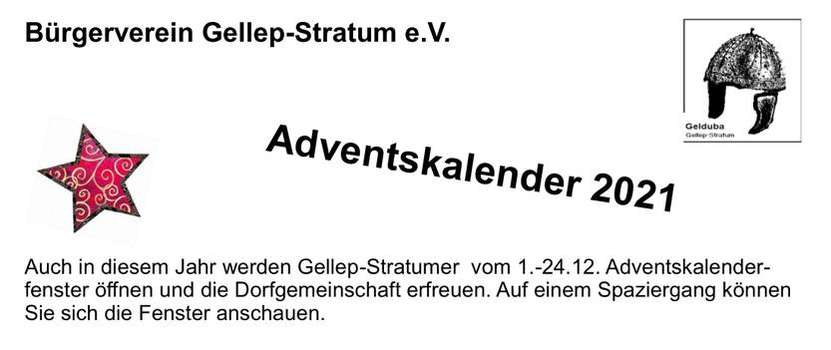 Adventskalender 2021 - Liste der Teilnehmer !